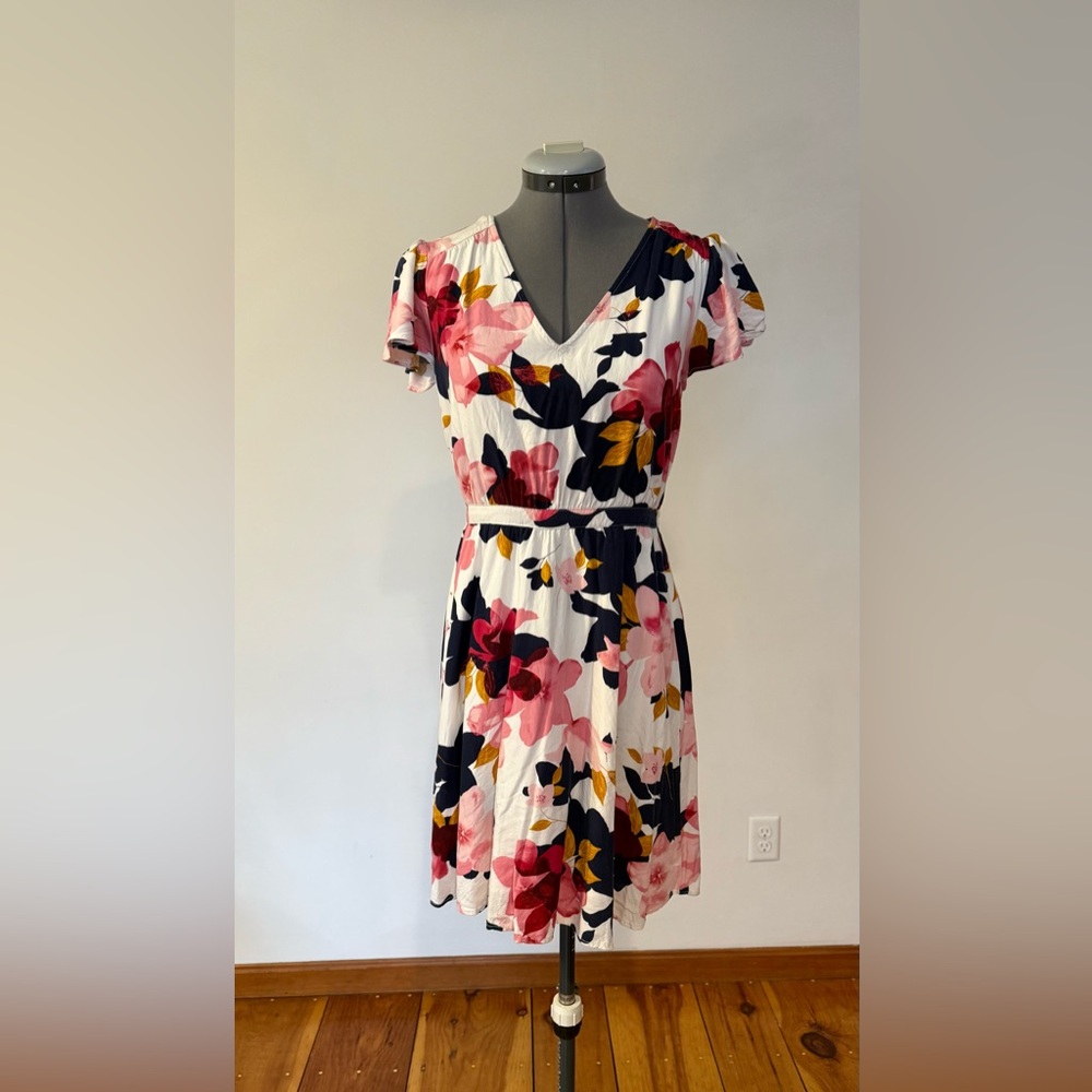 Old Navy Colorful Floral Mini Dress - Picture 2 of 5